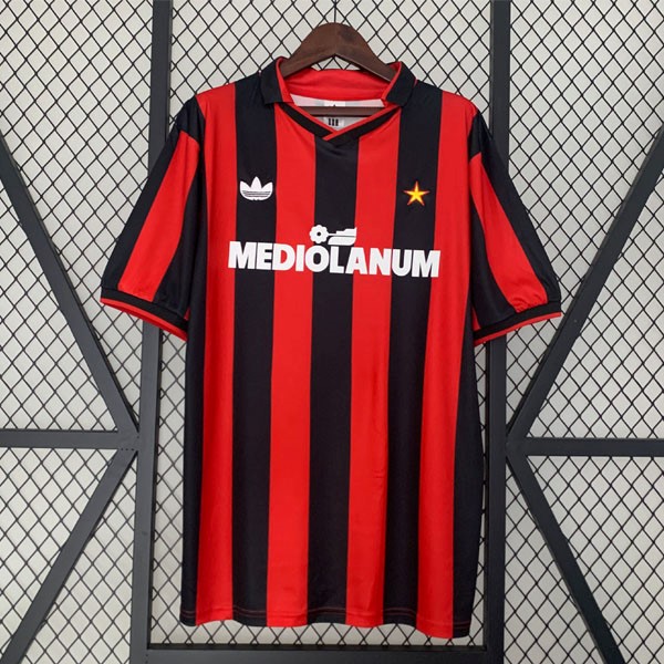 Thailande Maillot AC Milan Domicile Retro 1990 1991